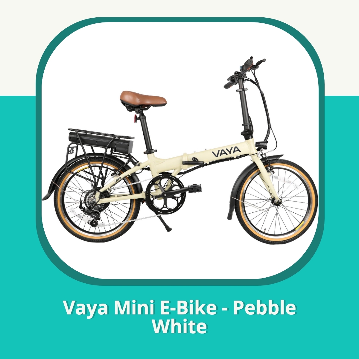 Anmeldelse af Vaya Mini E-Bike - Pebble White