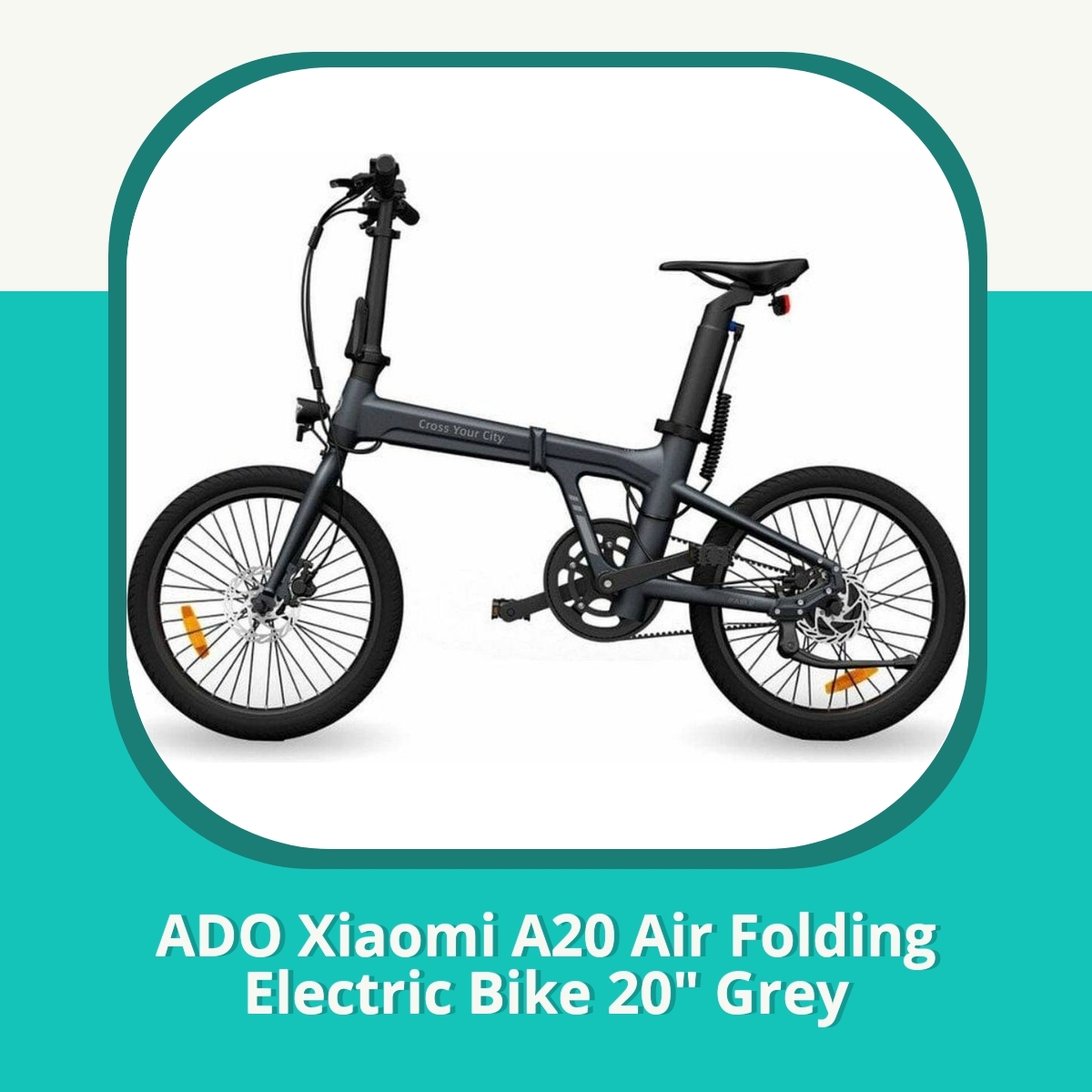 Anmeldelse af ADO Xiaomi A20 Air Folding Electric Bike 20