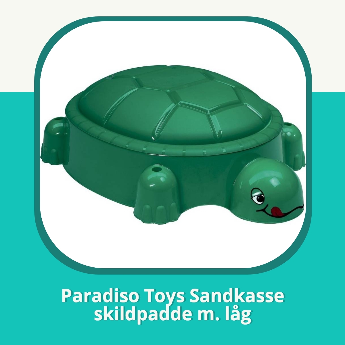 Anmeldelse af Paradiso Toys Sandkasse skildpadde m. låg