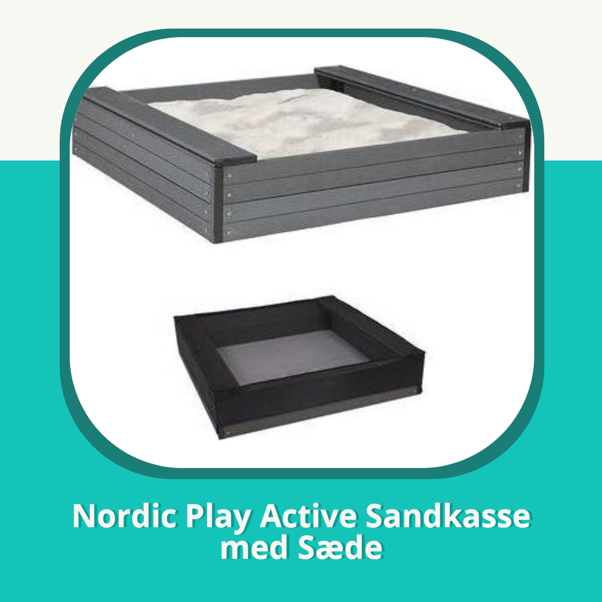 Anmeldelse af Nordic Play Active Sandkasse med Sæde