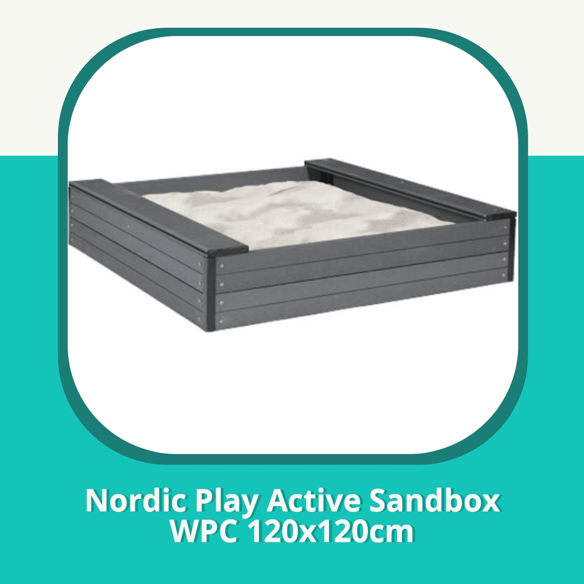 Recension af Nordic Play Active Sandbox WPC 120x120cm