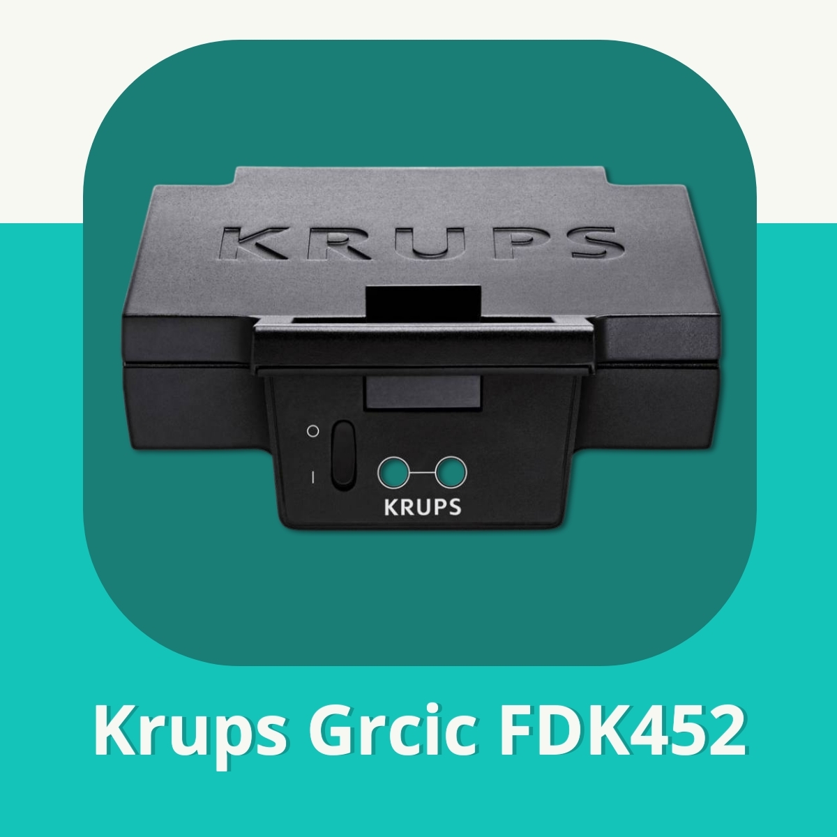 Anmeldelse af Krups Grcic FDK452