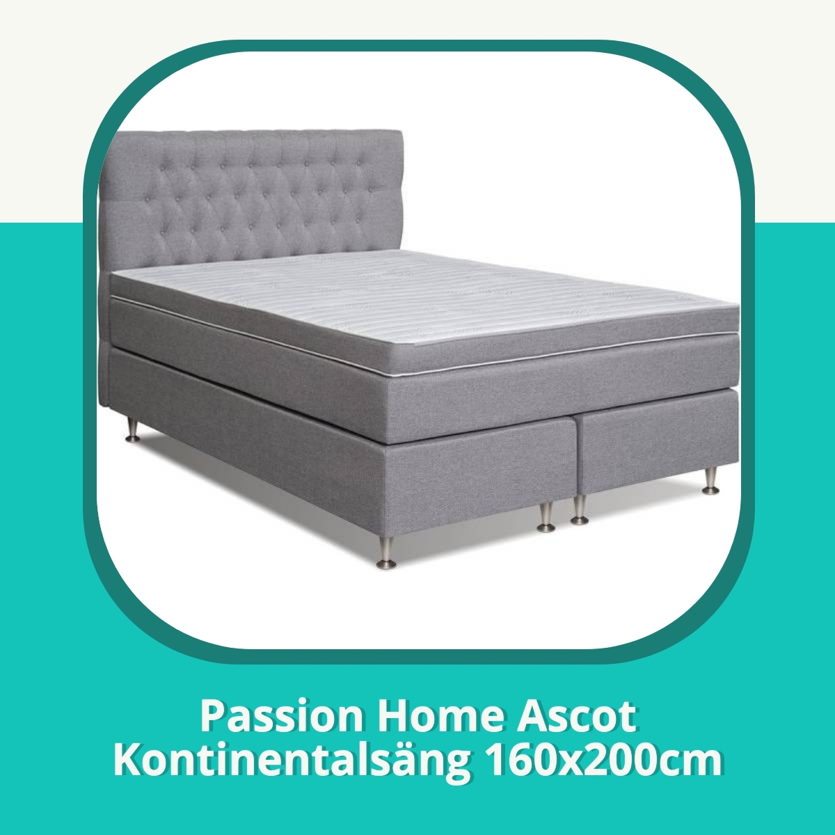 Recension af Passion Home Ascot Kontinentalsäng 160x200cm