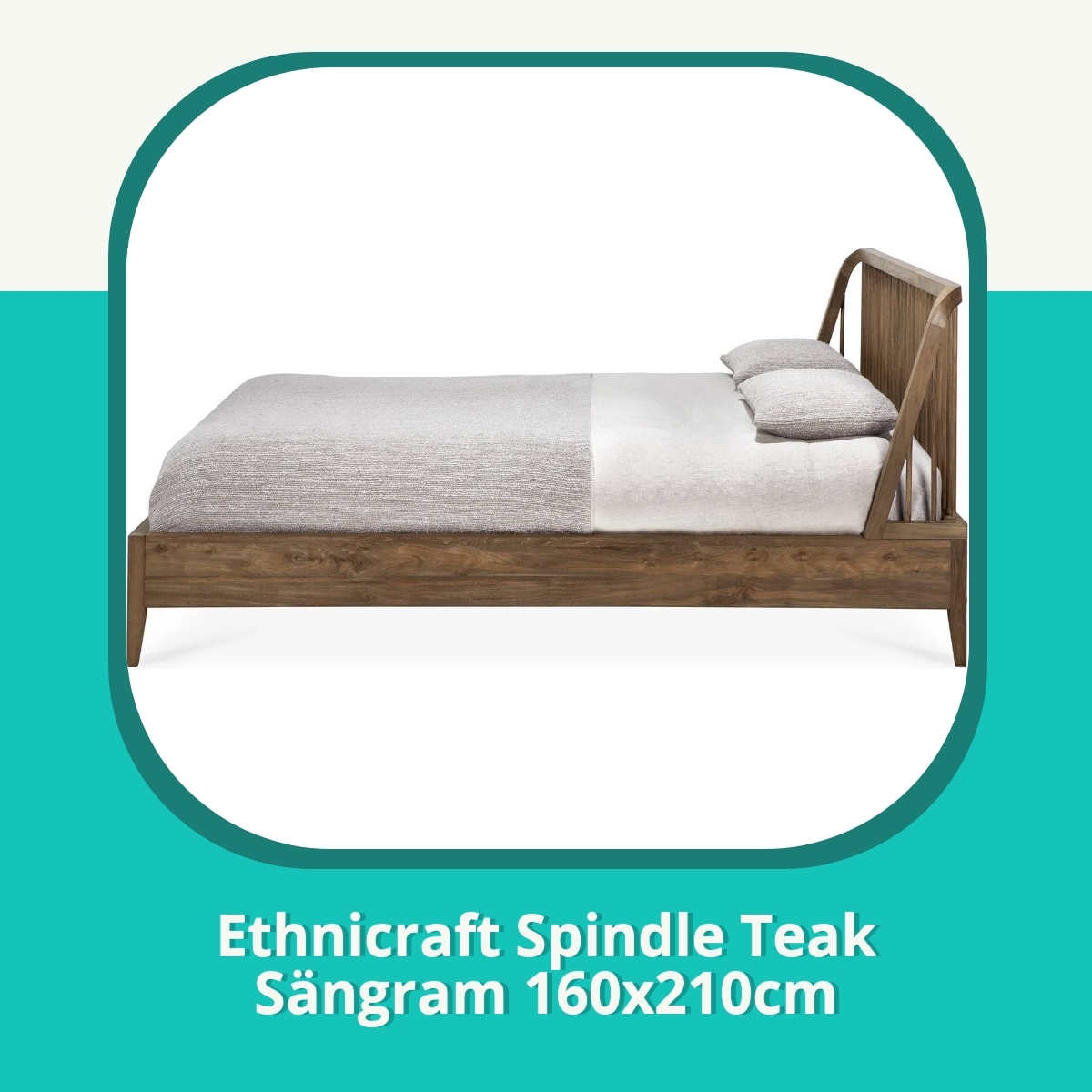 Recension af Ethnicraft Spindle Teak Sängram 160x210cm