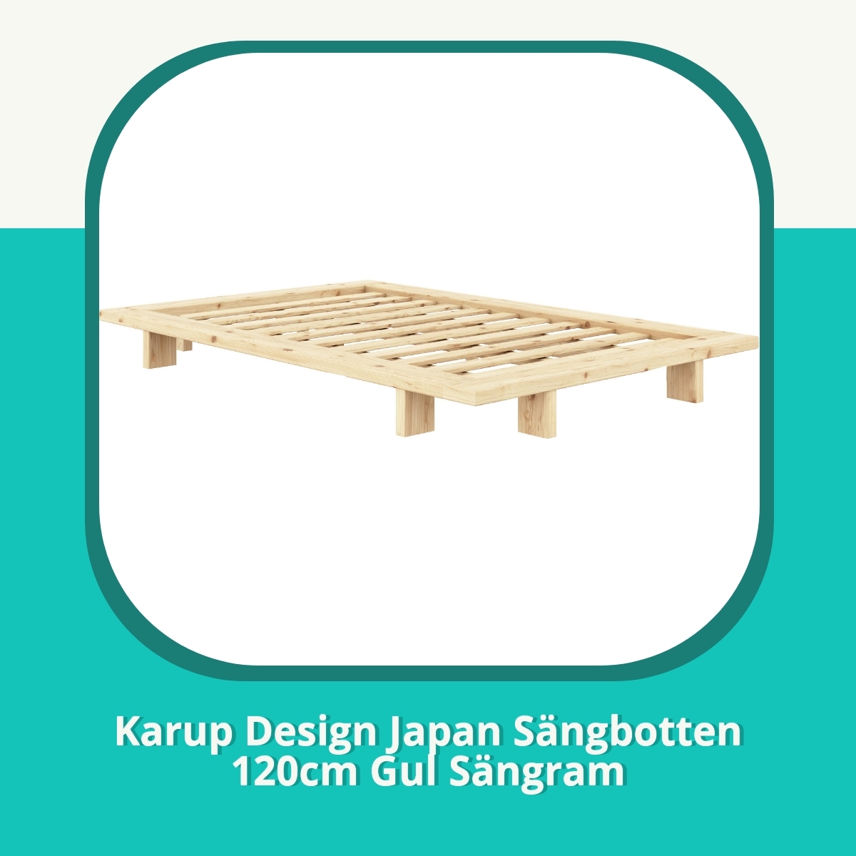 Recension af Karup Design Japan Sängbotten 120cm Gul Sängram