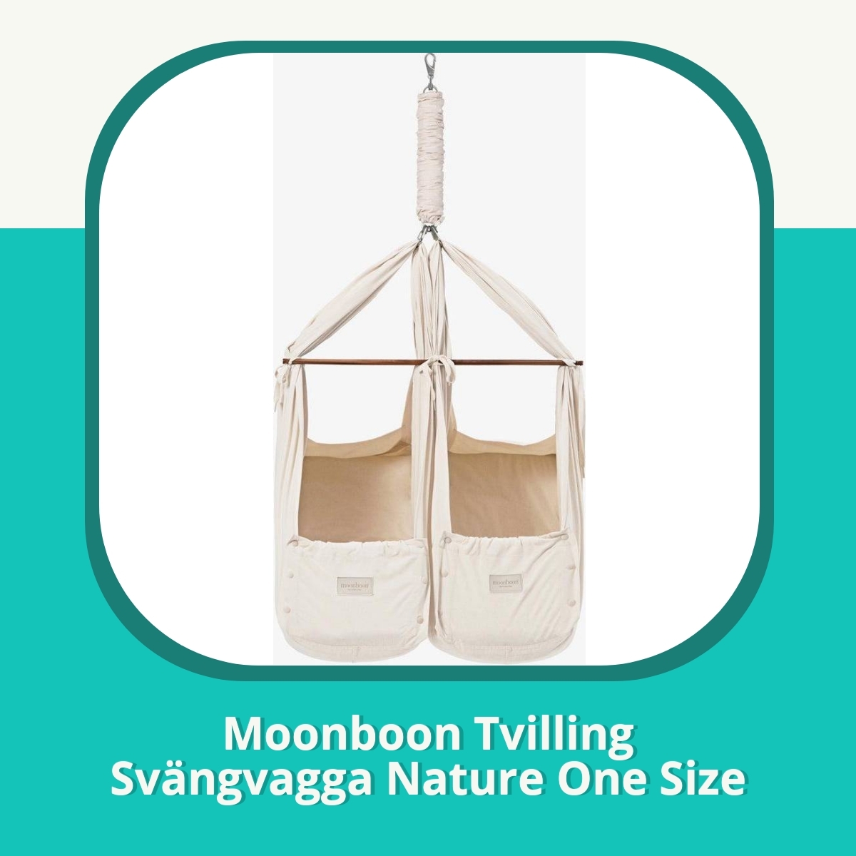 Recension Moonboon Tvilling Svängvagga Nature One Size