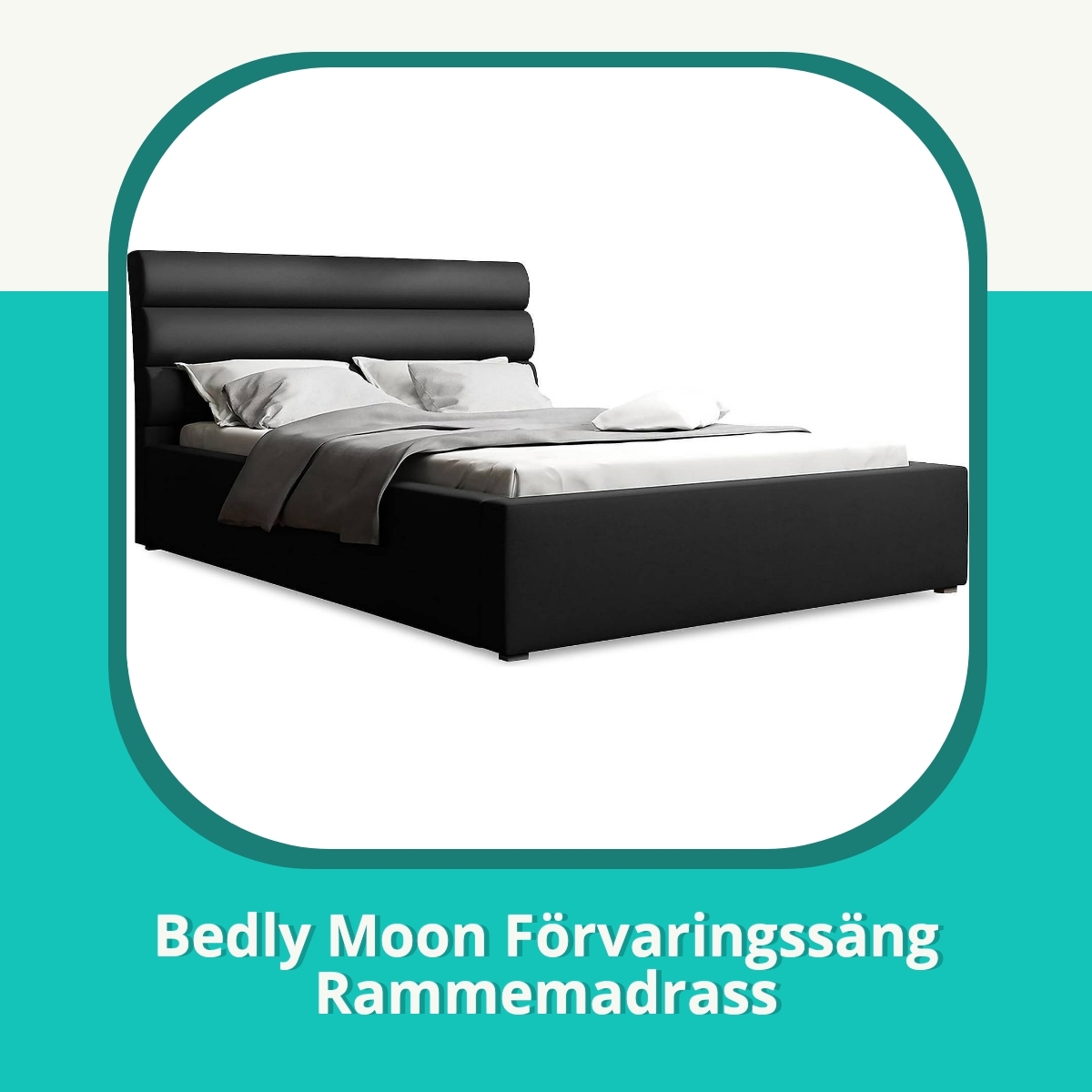 Anmeldelse af Bedly Moon Förvaringssäng Rammemadrass
