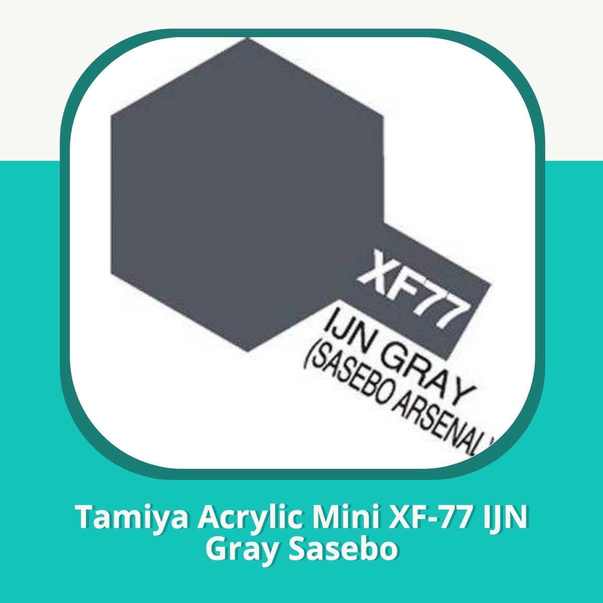 Recension af Tamiya Acrylic Mini XF-77 IJN Gray Sasebo