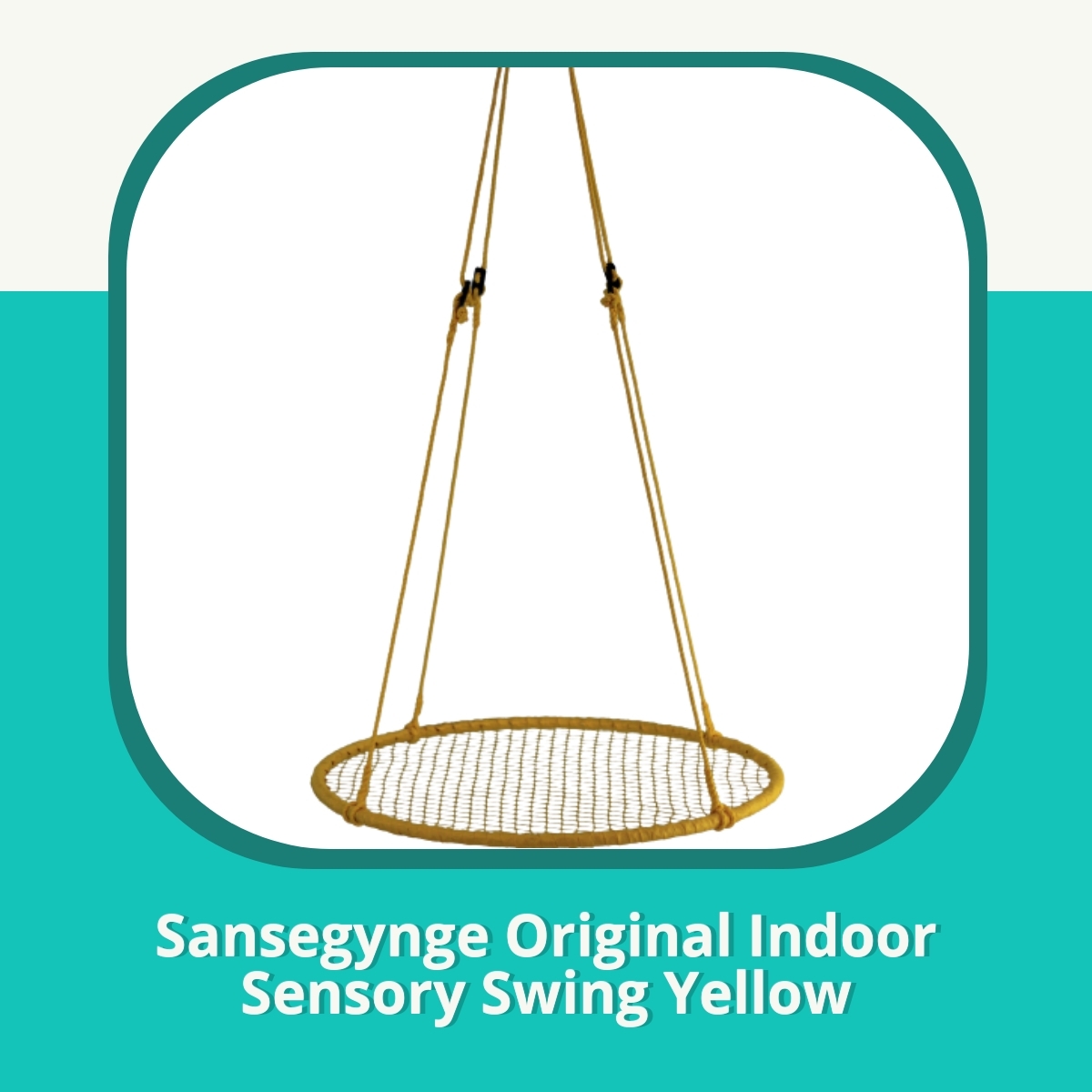 Anmeldelse af Sansegynge Original Indoor Sensory Swing Yellow