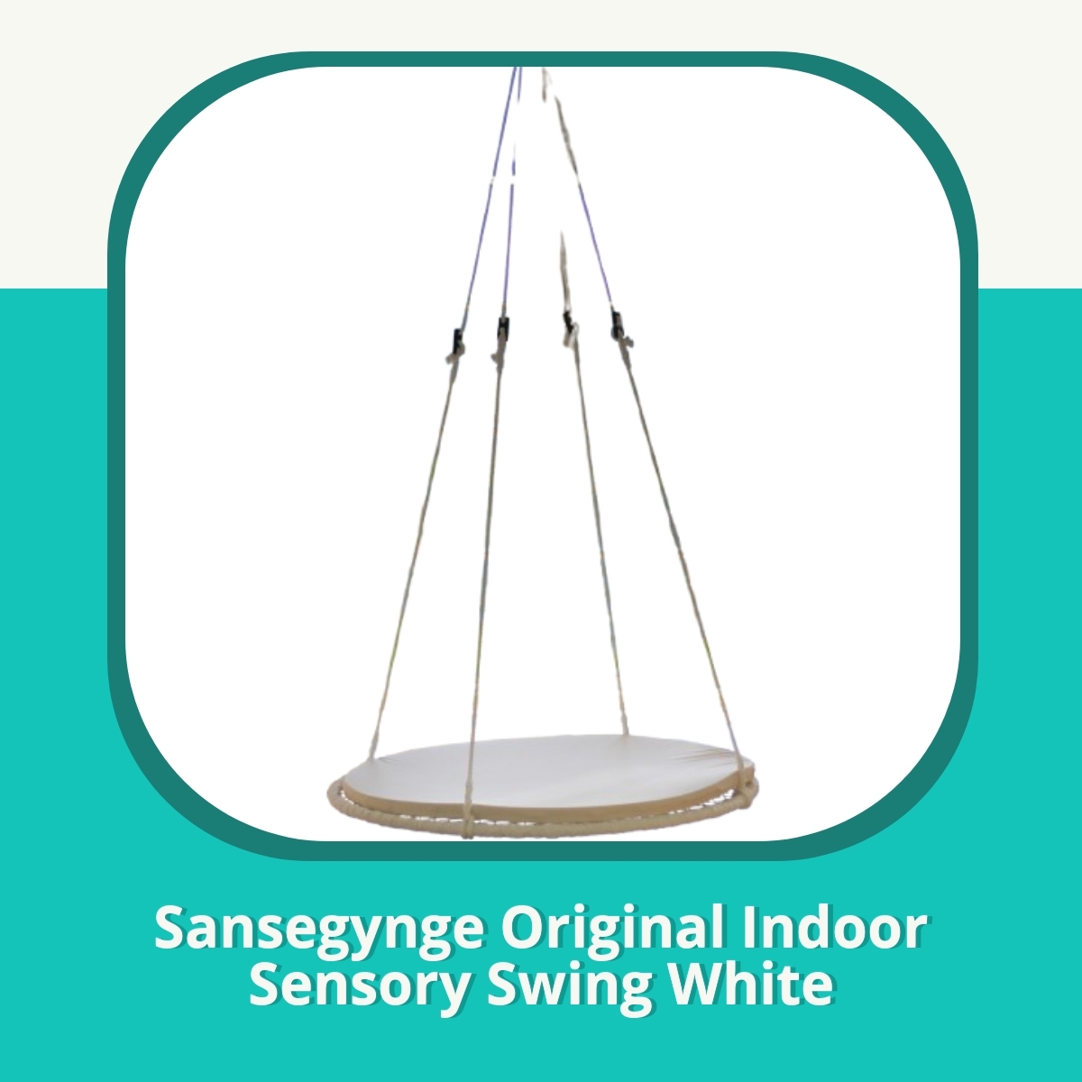 Anmeldelse af Sansegynge Original Indoor Sensory Swing White