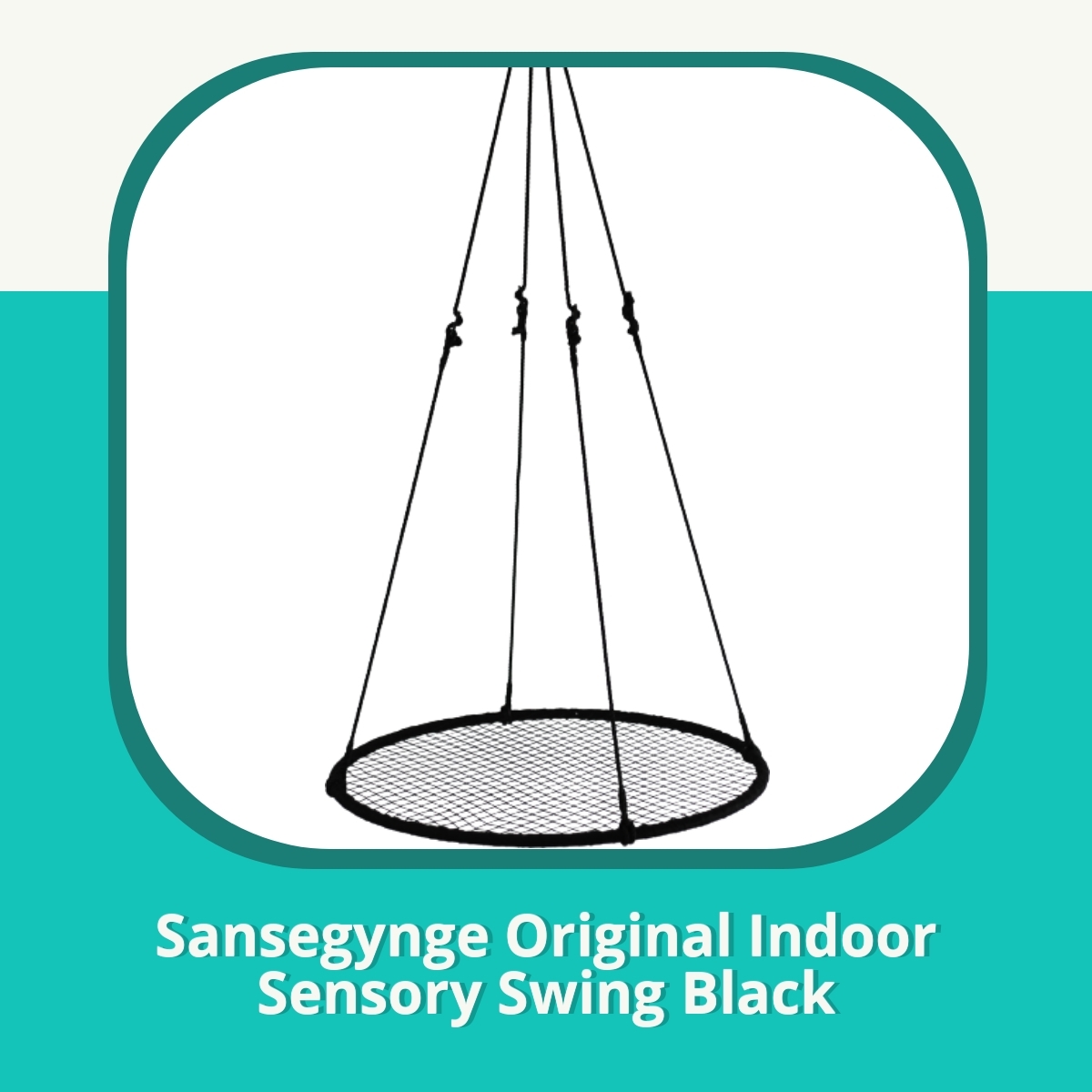 Anmeldelse af Sansegynge Original Indoor Sensory Swing Black