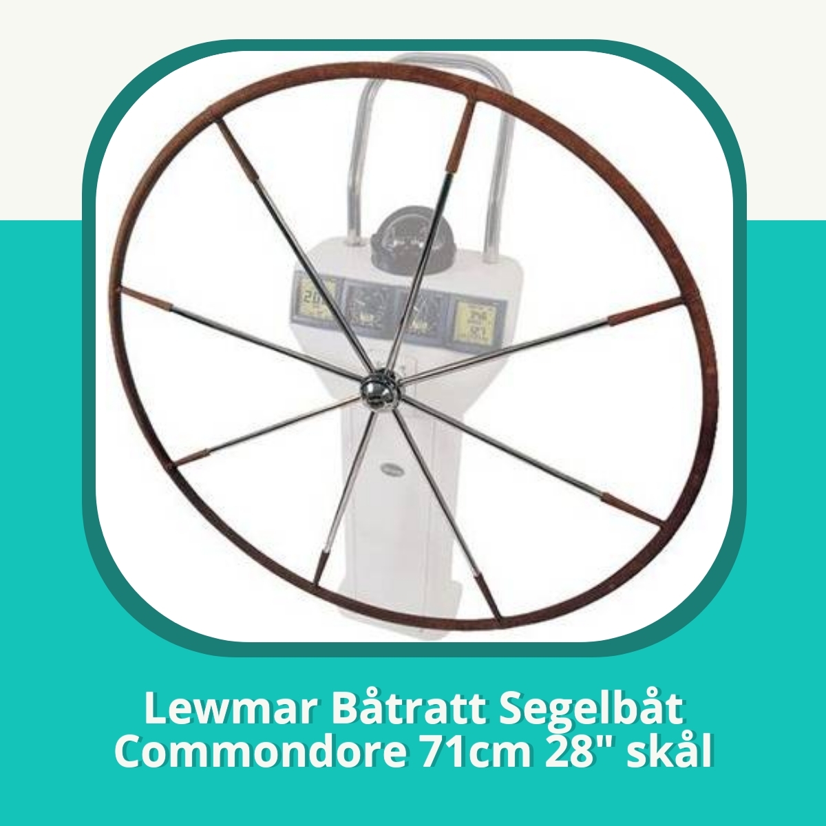 Recension af Lewmar Båtratt Segelbåt Commondore 71cm 28