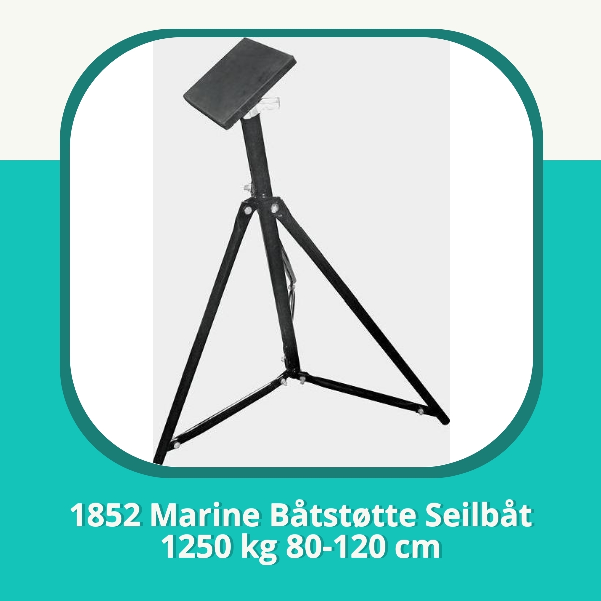 Anmeldelse af 1852 Marine Båtstøtte Seilbåt 1250 kg 80-120 cm