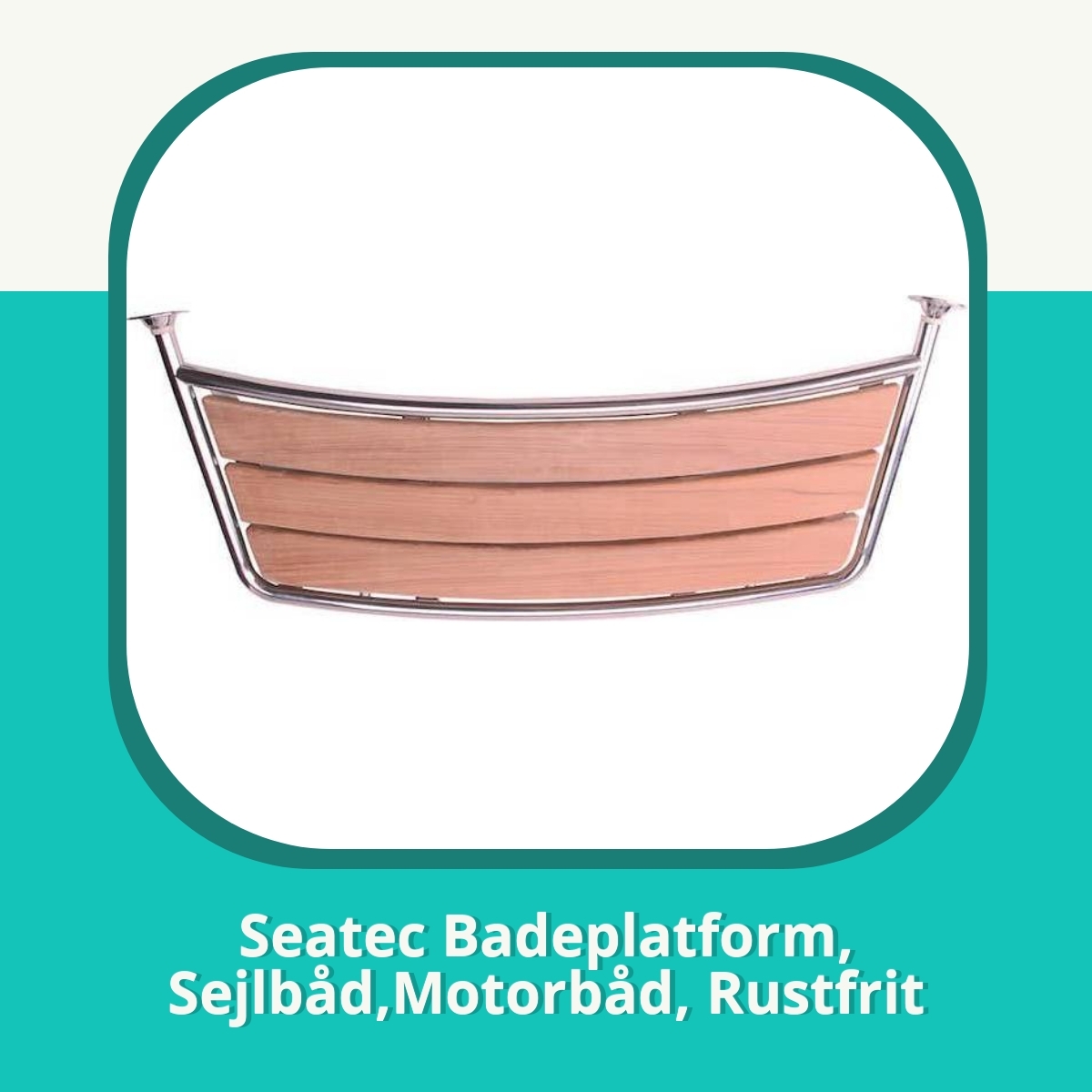 Anmeldelse af Seatec Badeplatform, Sejlbåd,Motorbåd, Rustfrit