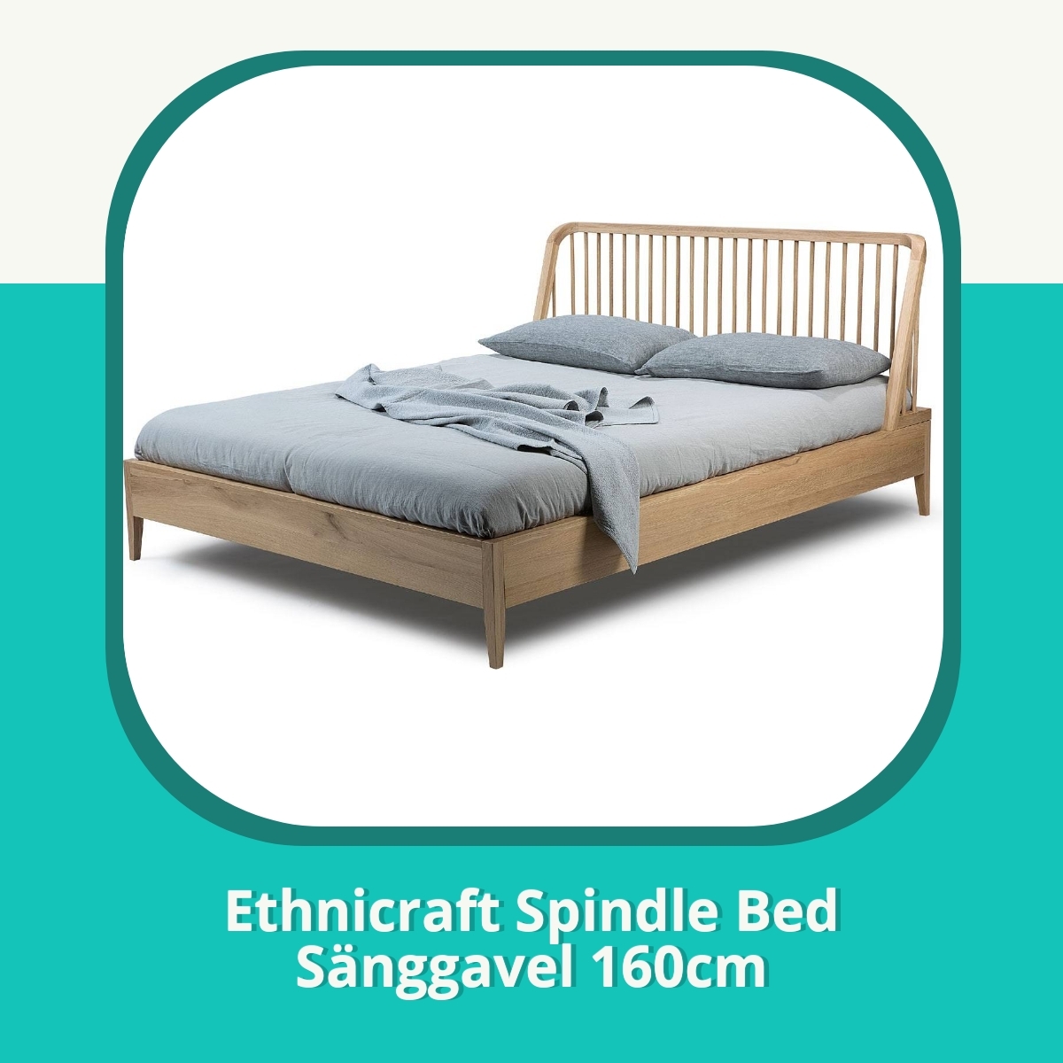 Anmeldelse af Ethnicraft Spindle Bed Sänggavel 160cm