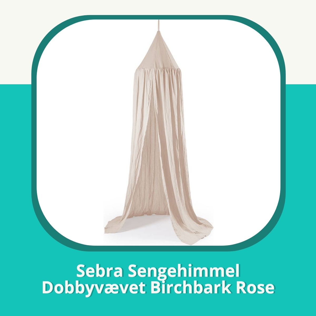 Recension af Sebra Sengehimmel Dobbyvævet Birchbark Rose