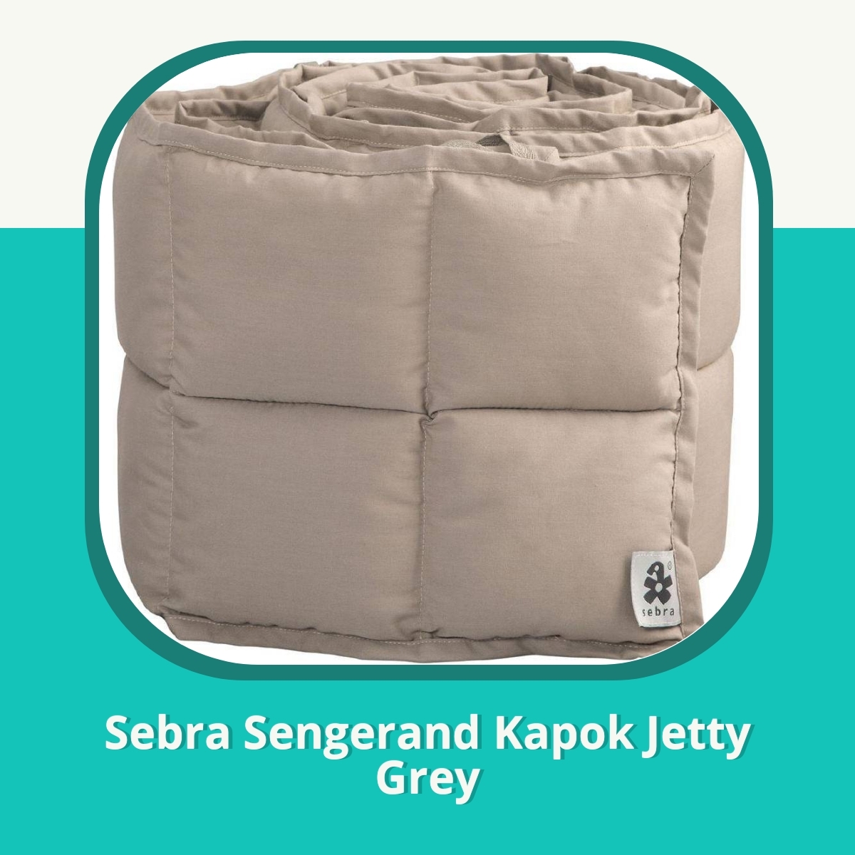 Anmeldelse af Sebra Sengerand Kapok Jetty Grey