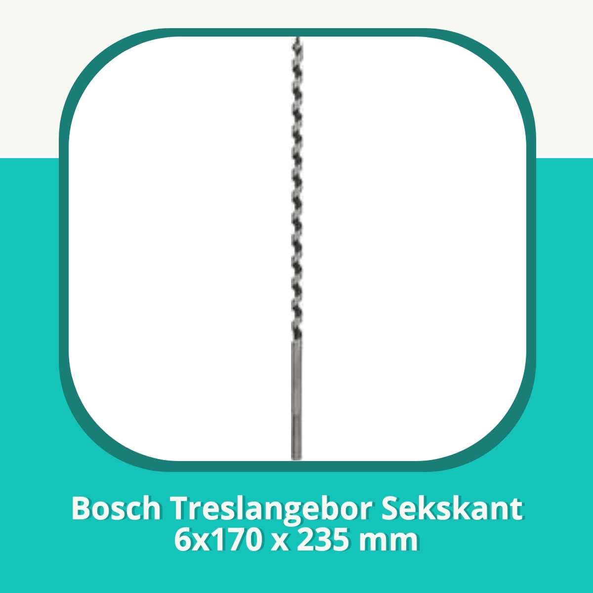 Anmeldelse Bosch Treslangebor Sekskant 6x170 x 235 mm