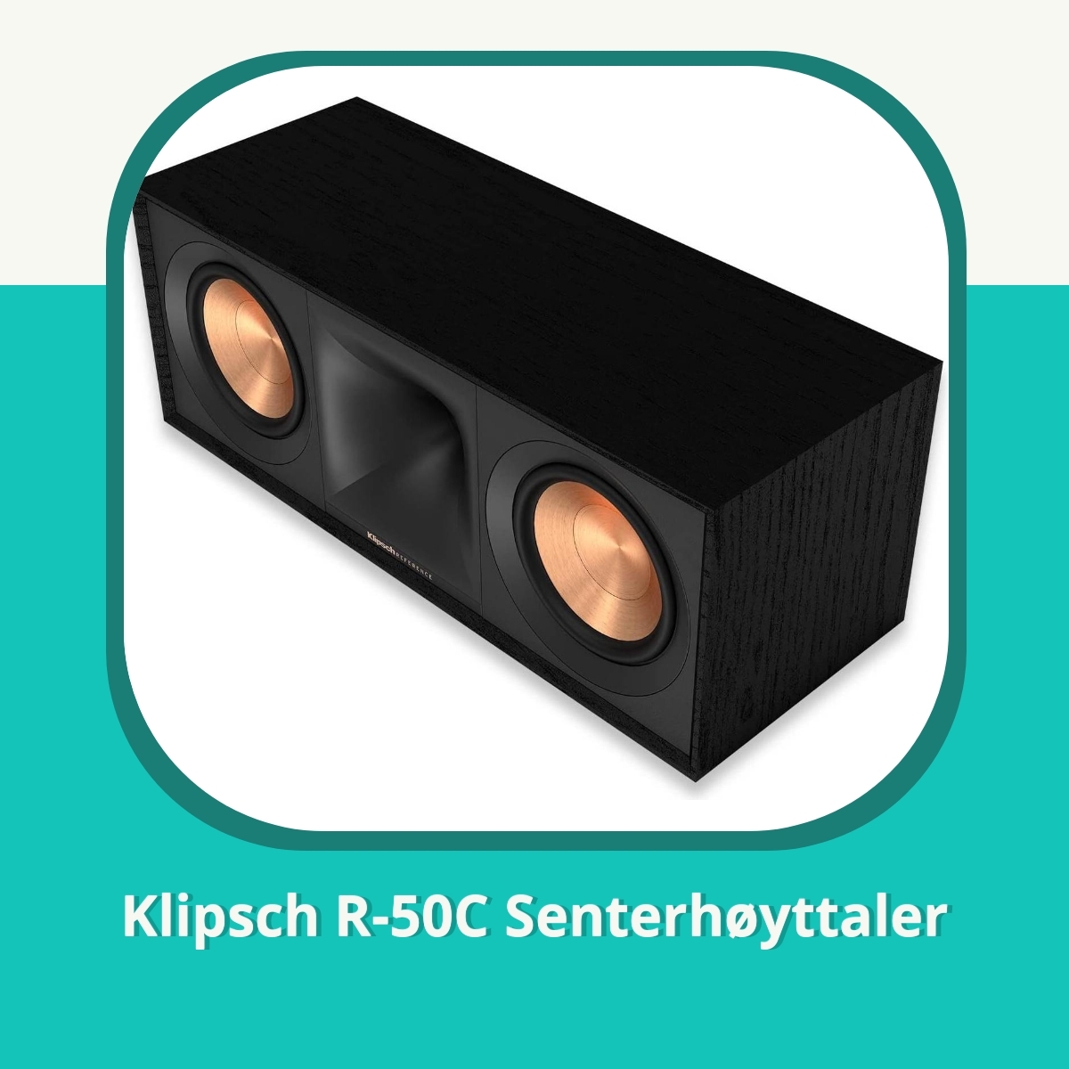 Anmeldelse Klipsch R-50C Senterhøyttaler