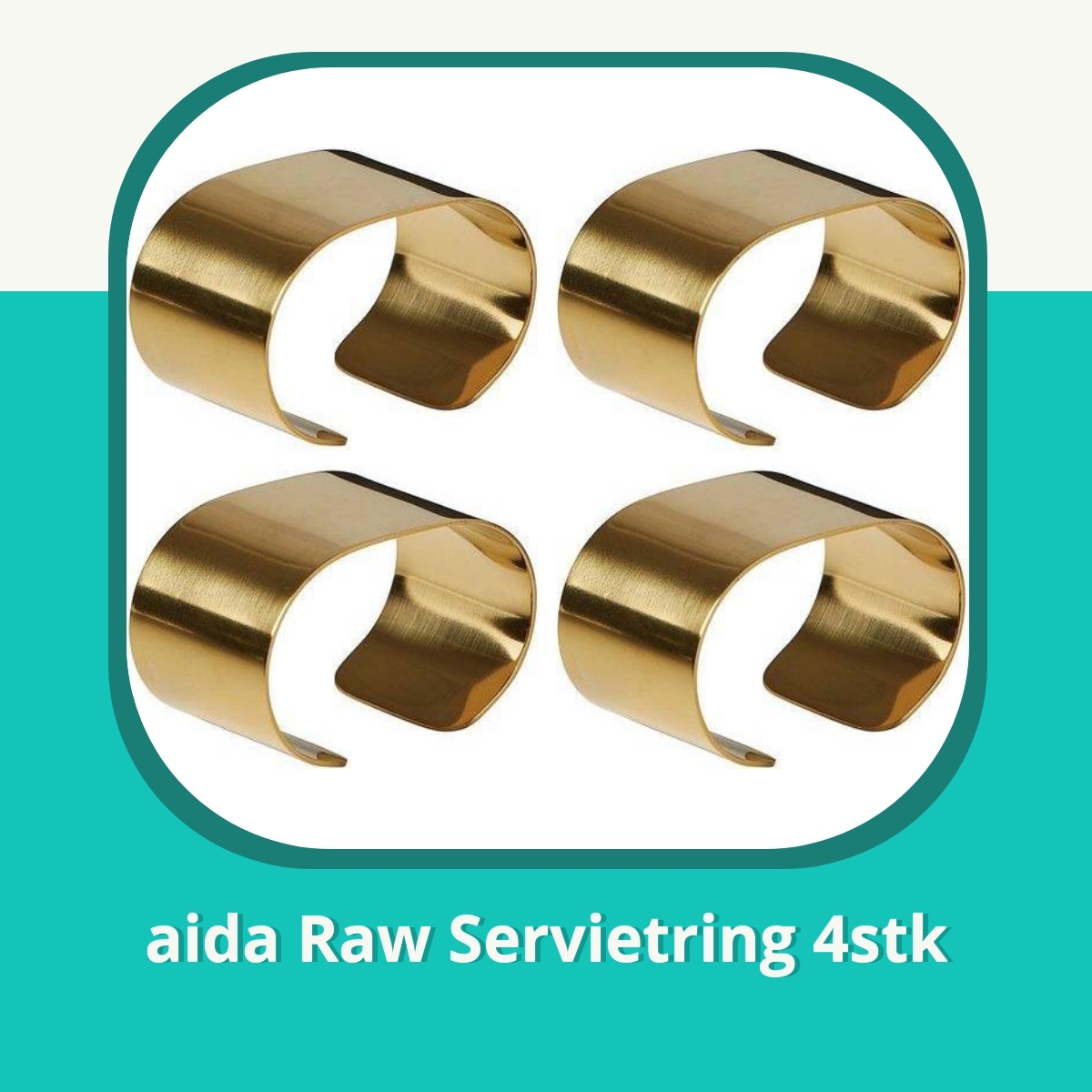 Anmeldelse af aida Raw Servietring 4stk