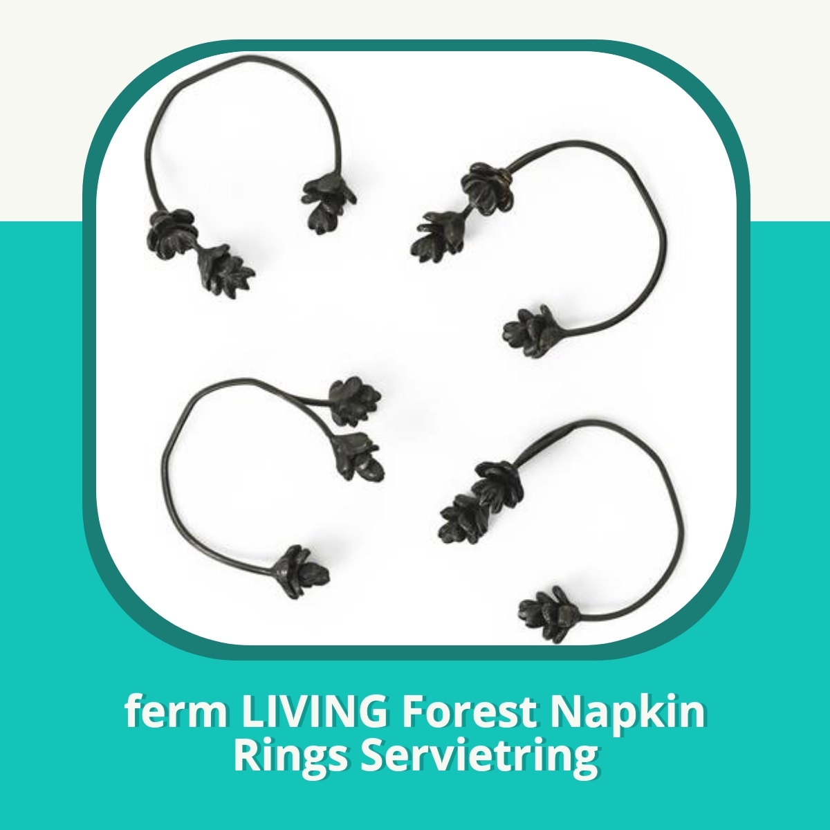 Anmeldelse af ferm LIVING Forest Napkin Rings Servietring