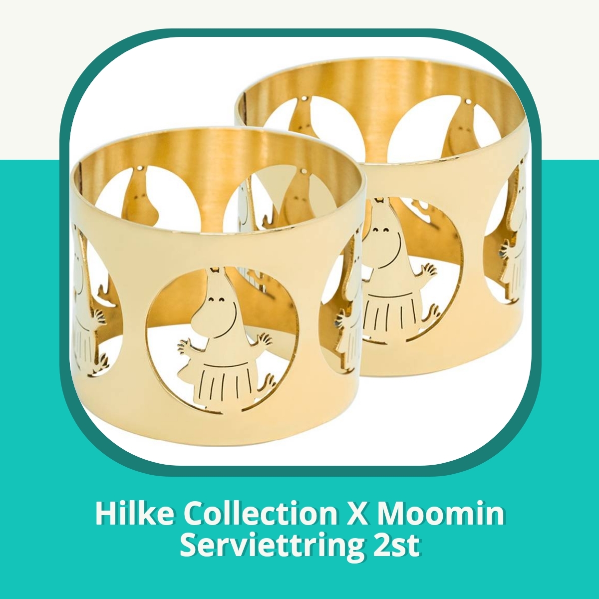 Anmeldelse af Hilke Collection X Moomin Serviettring 2st
