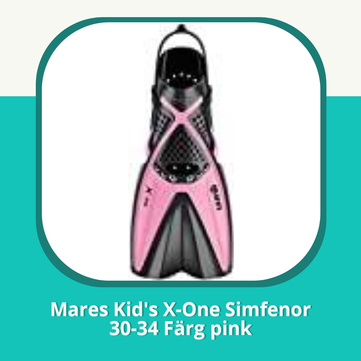Recension af Mares Kid's X-One Simfenor 30-34 Färg pink