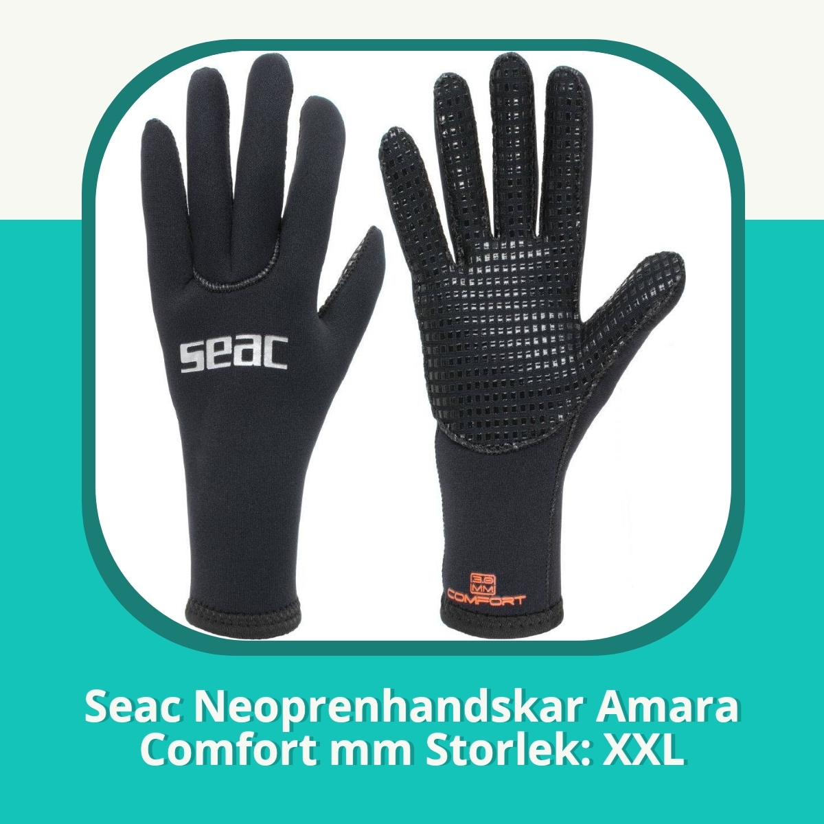 Recension af Seac Neoprenhandskar Amara Comfort mm Storlek: XXL