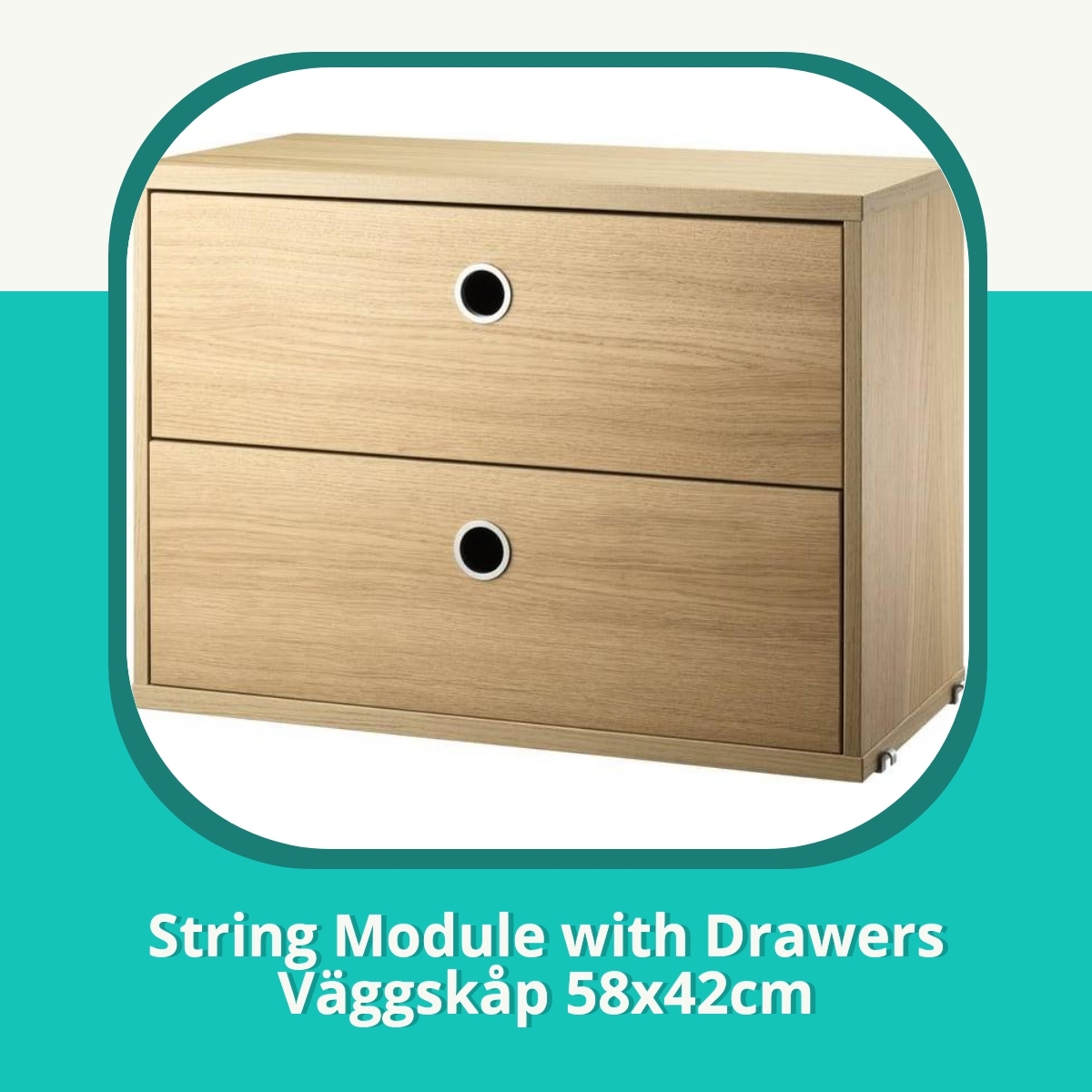 Recension String Module with Drawers Väggskåp 58x42cm