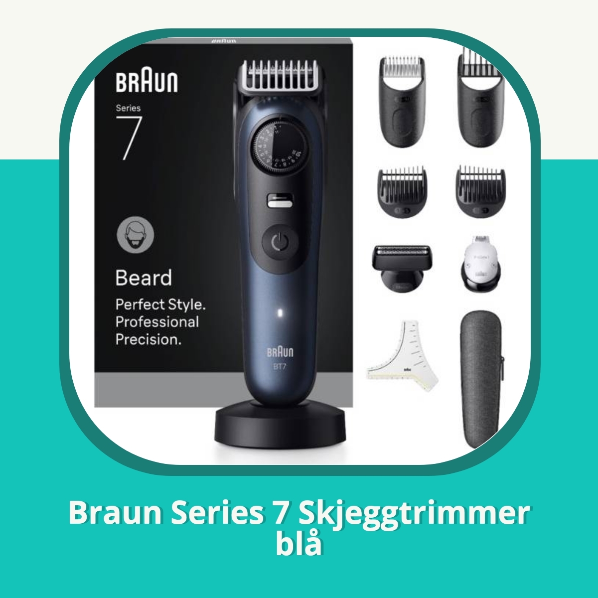 Anmeldelse af Braun Series 7 Skjeggtrimmer blå