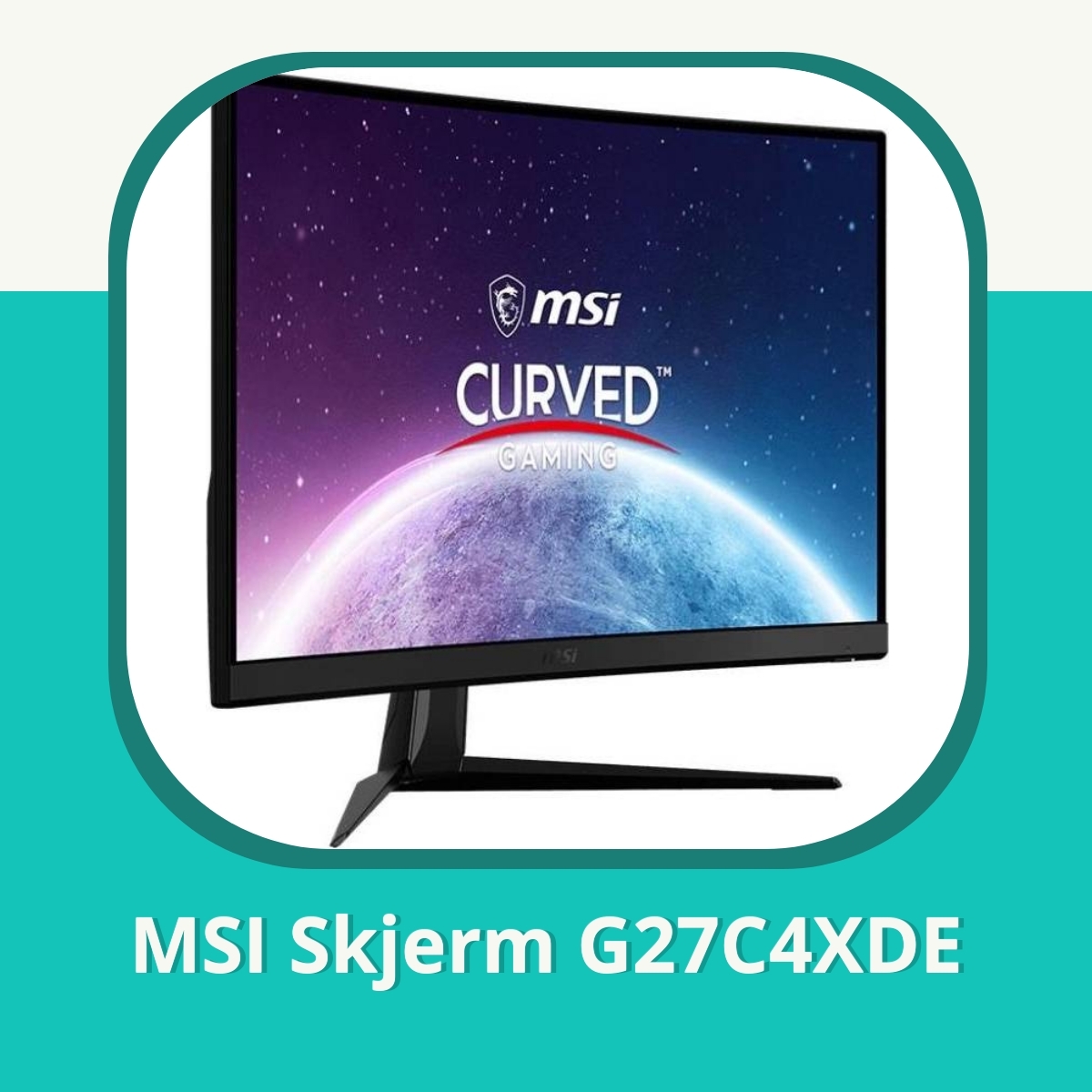 Anmeldelse af MSI Skjerm G27C4XDE