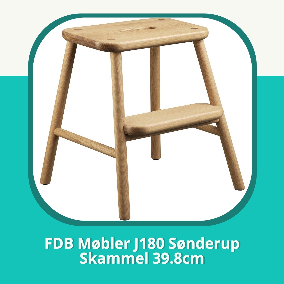 Anmeldelse af FDB Møbler J180 Sønderup Skammel 39.8cm