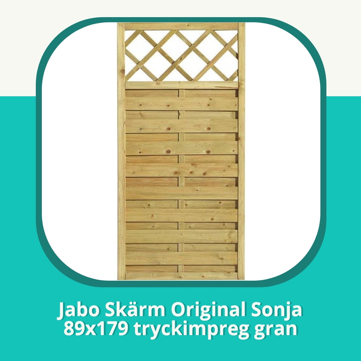 Recension af Jabo Skärm Original Sonja 89x179 tryckimpreg gran