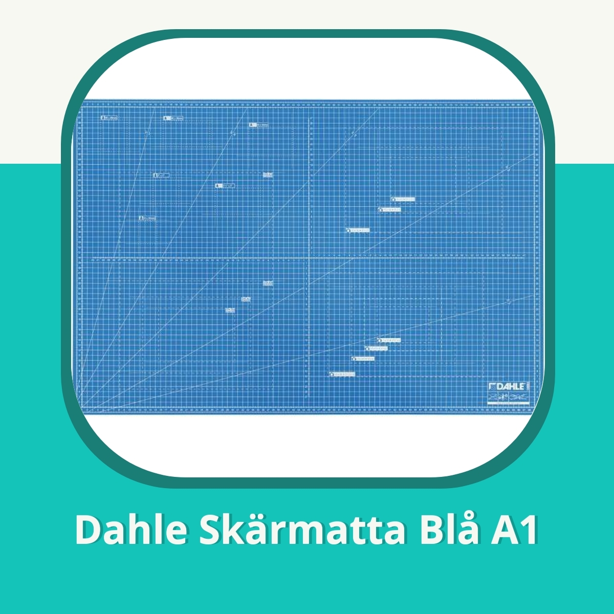 Recension Dahle Skärmatta Blå A1