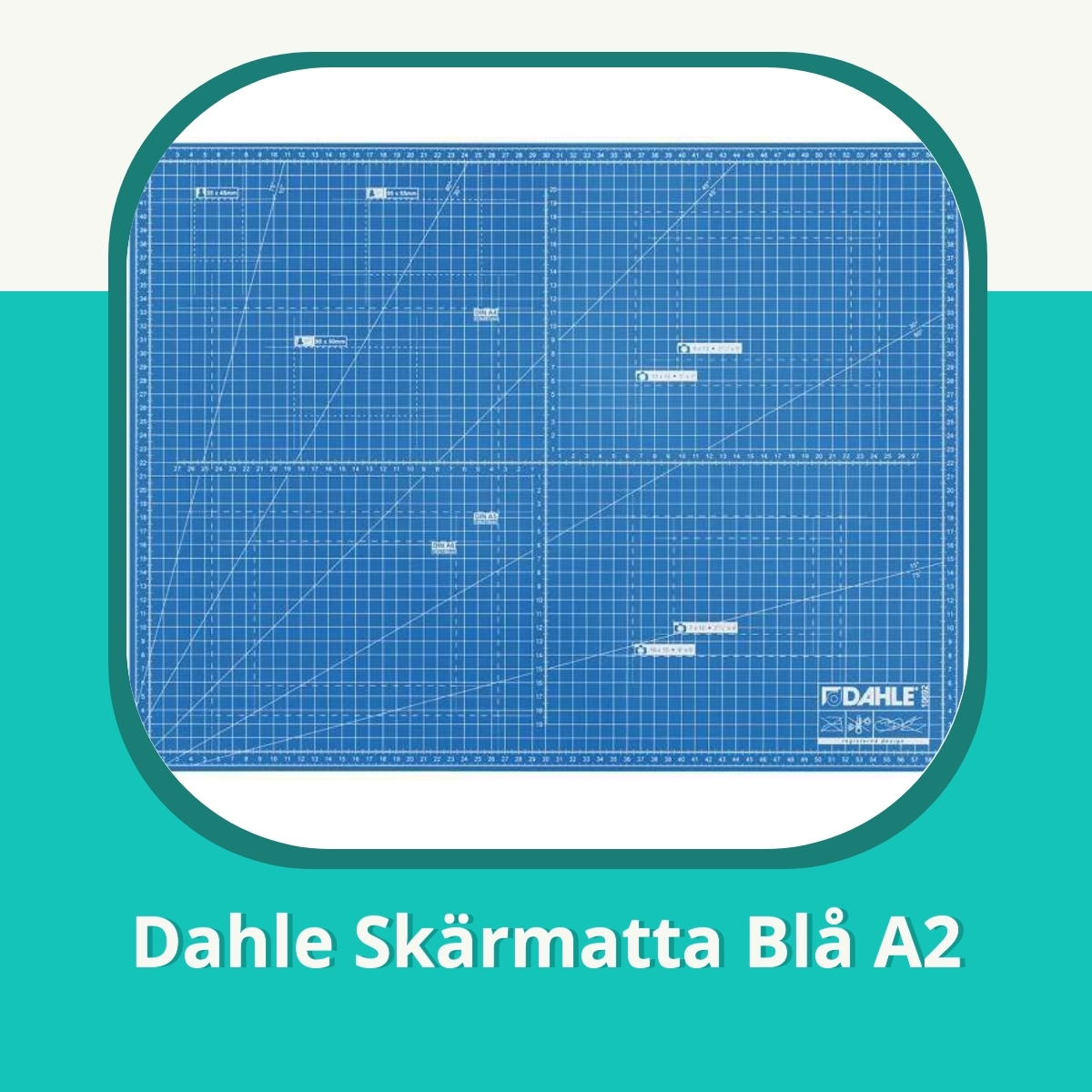 Recension af Dahle Skärmatta Blå A2