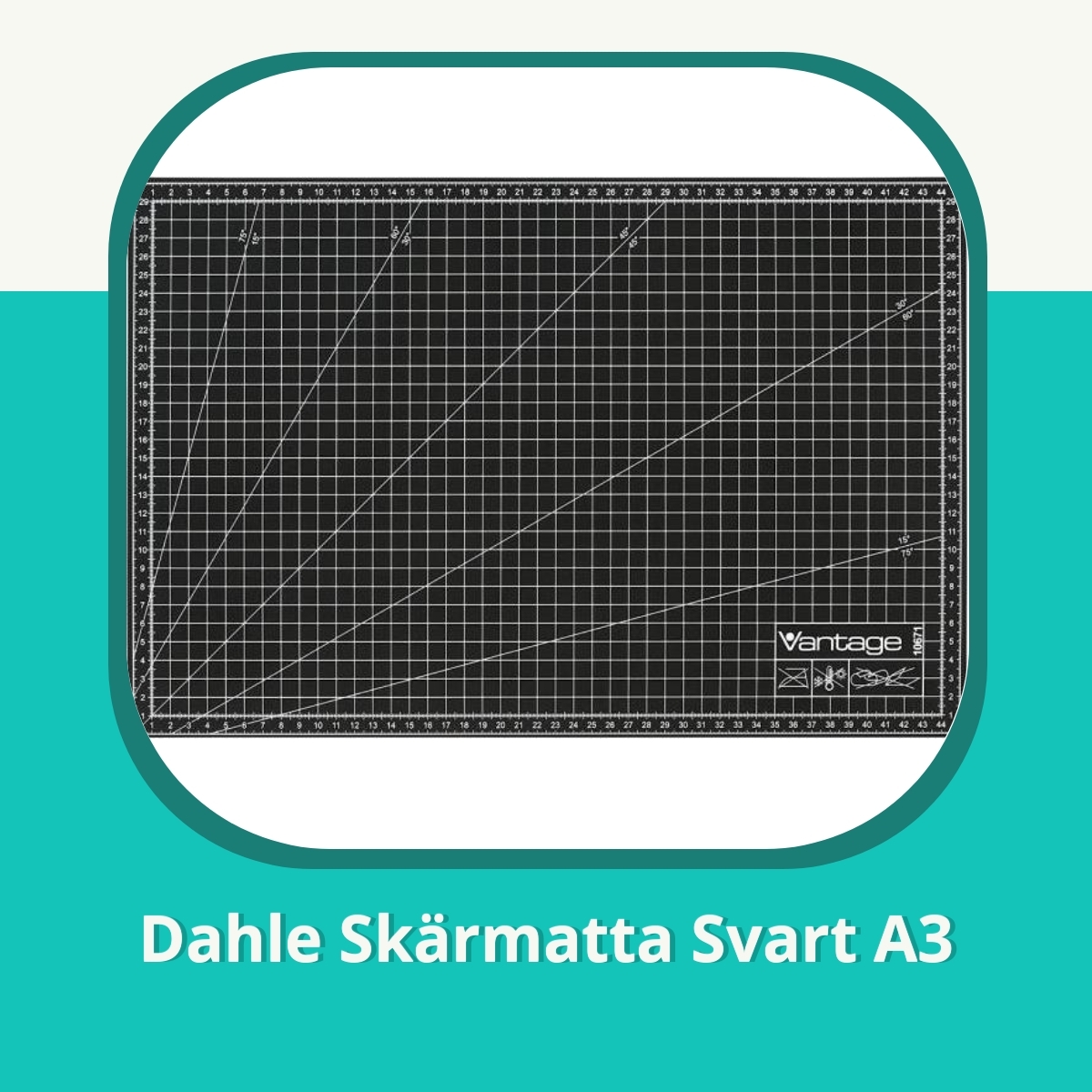 Recension af Dahle Skärmatta Svart A3