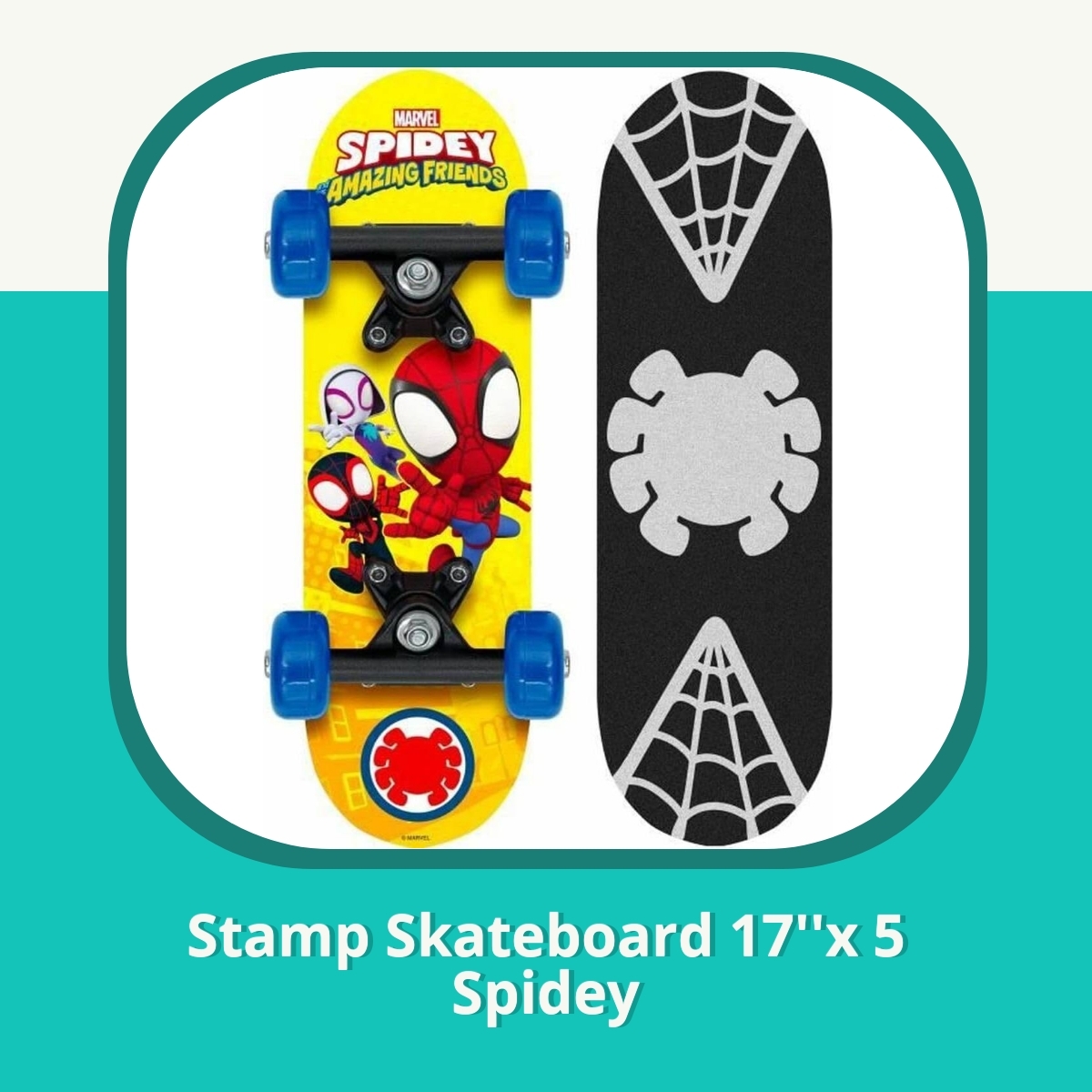Recension af Stamp Skateboard 17''x 5 Spidey