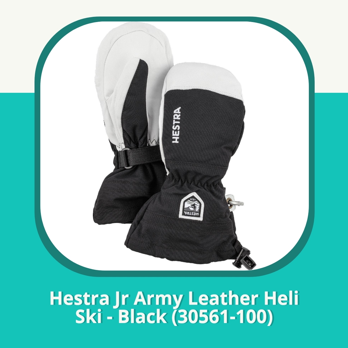 Anmeldelse af Hestra Jr Army Leather Heli Ski - Black (30561-100)