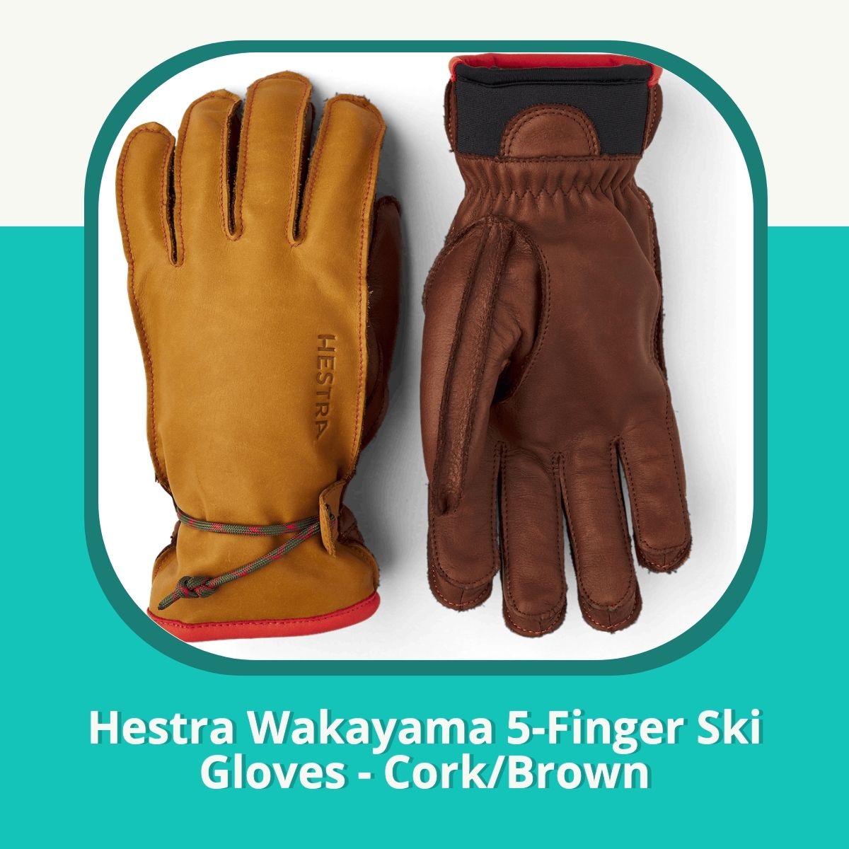 Anmeldelse af Hestra Wakayama 5-Finger Ski Gloves - Cork/Brown