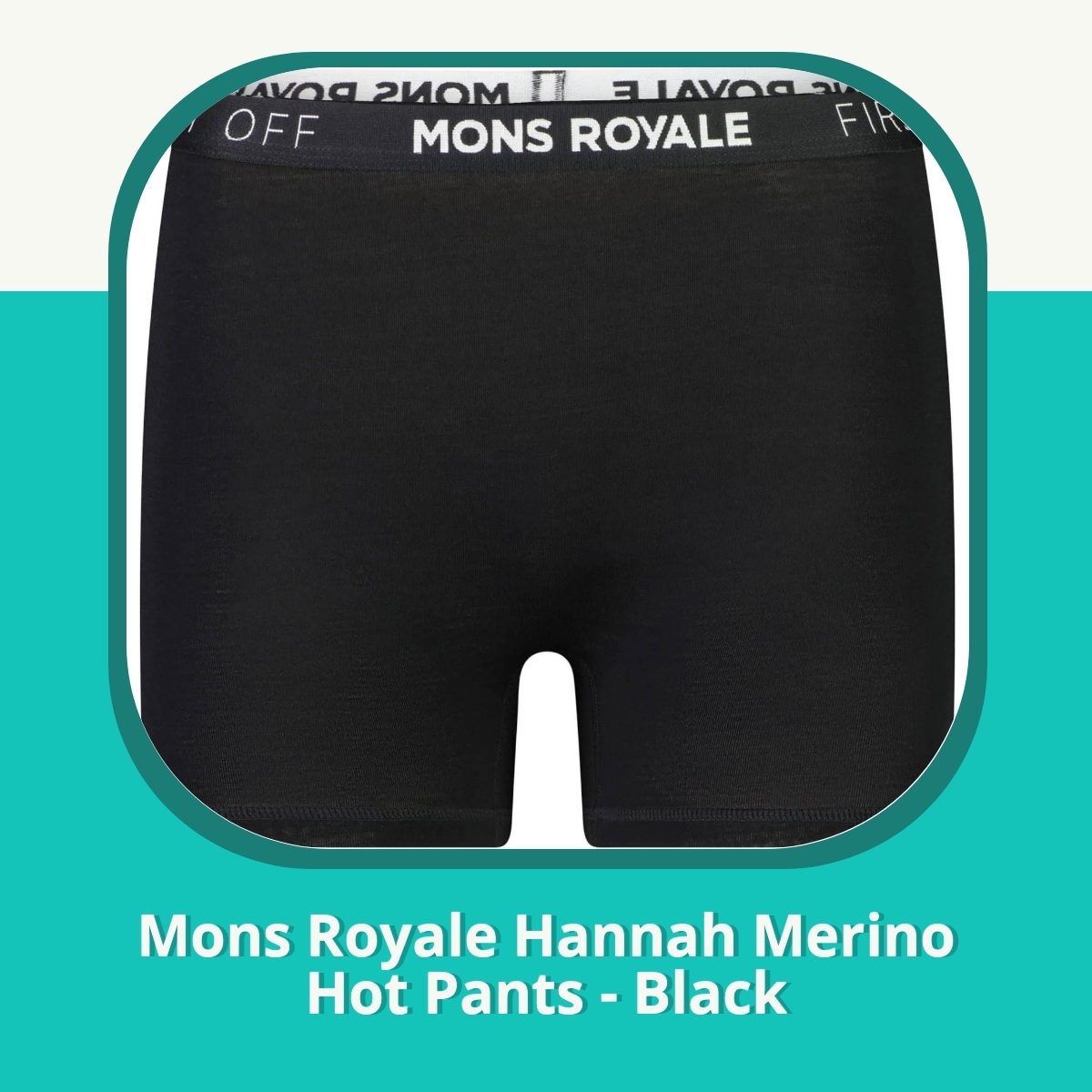 Anmeldelse af Mons Royale Hannah Merino Hot Pants - Black