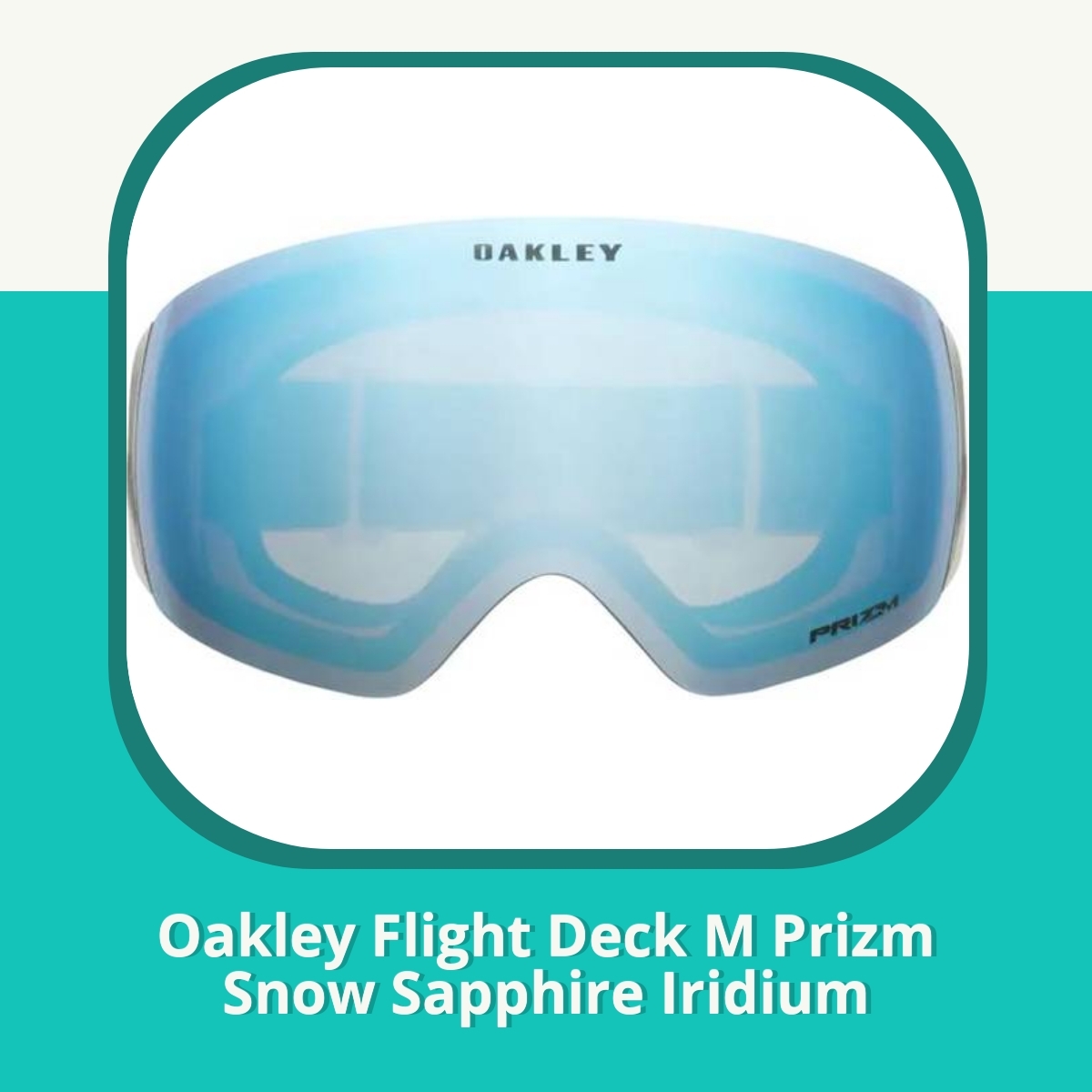 Anmeldelse af Oakley Flight Deck M Prizm Snow Sapphire Iridium