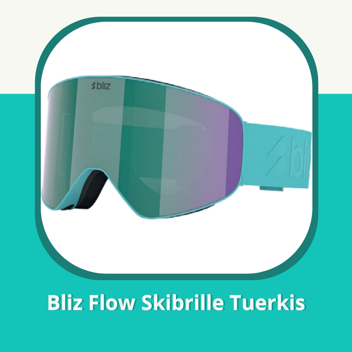 Recension af Bliz Flow Skibrille Tuerkis