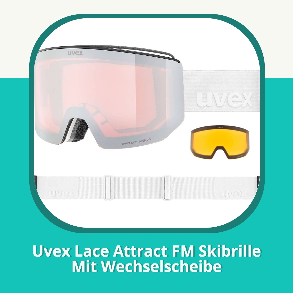 Recension af Uvex Lace Attract FM Skibrille Mit Wechselscheibe