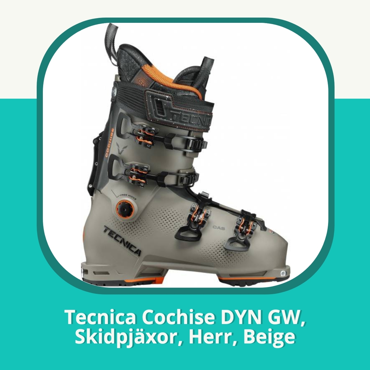 Recension af Tecnica Cochise DYN GW, Skidpjäxor, Herr, Beige