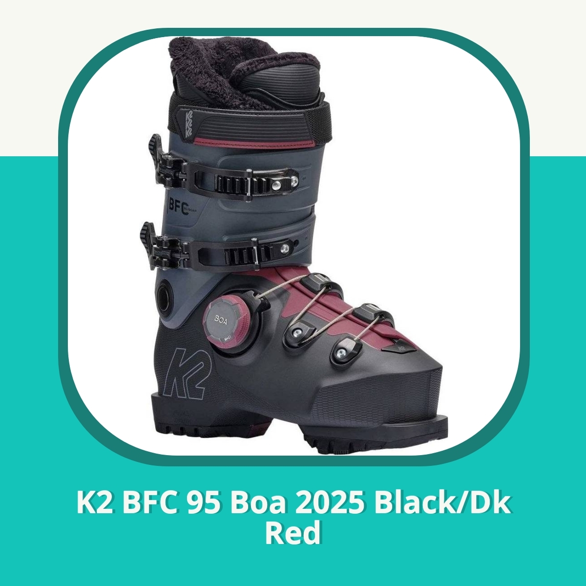 Recension af K2 BFC 95 Boa 2025 Black/Dk Red