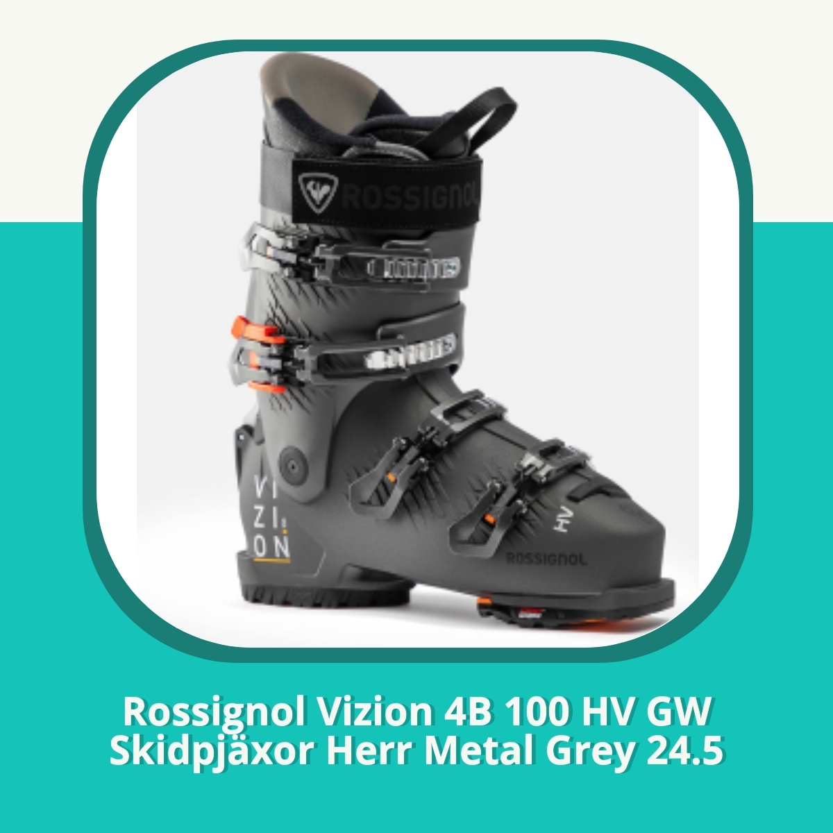 Recension af Rossignol Vizion 4B 100 HV GW Skidpjäxor Herr Metal Grey 24.5