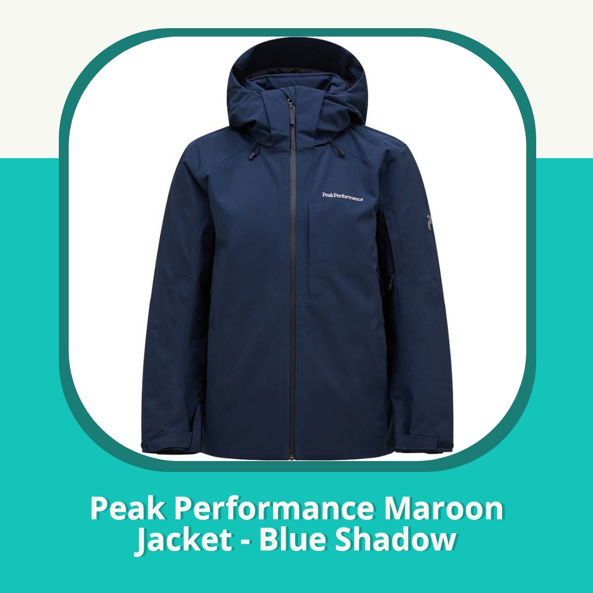Anmeldelse af Peak Performance Maroon Jacket - Blue Shadow