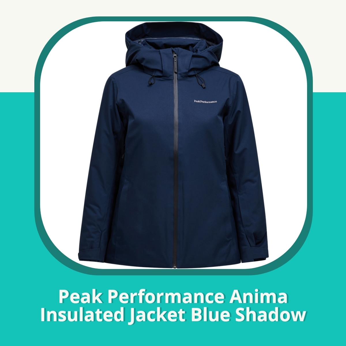 Anmeldelse af Peak Performance Anima Insulated Jacket Blue Shadow