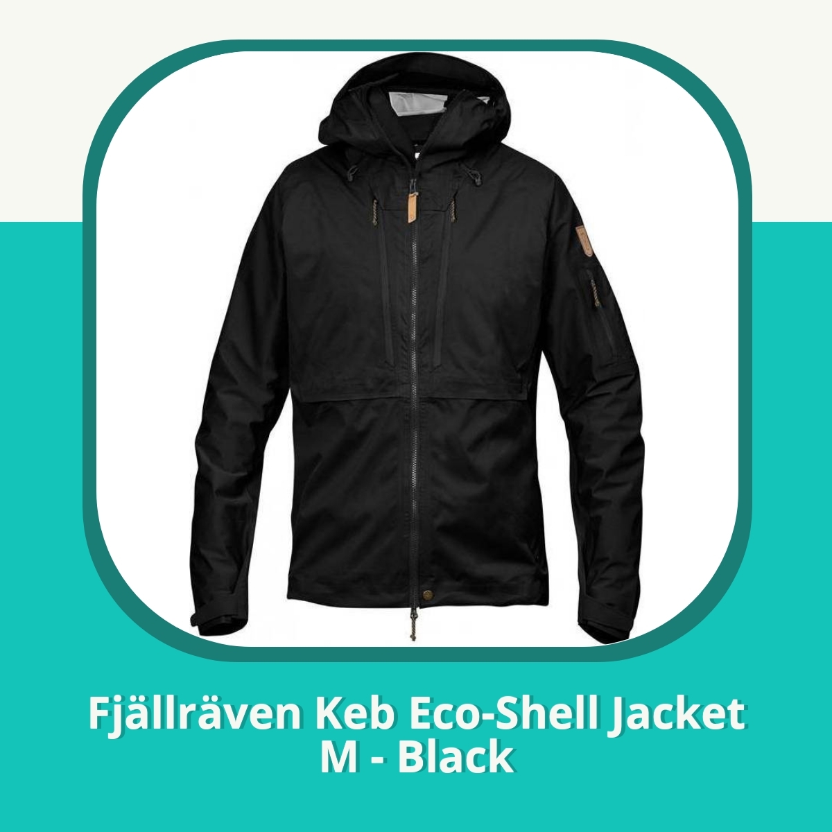 Anmeldelse af Fjällräven Keb Eco-Shell Jacket M - Black