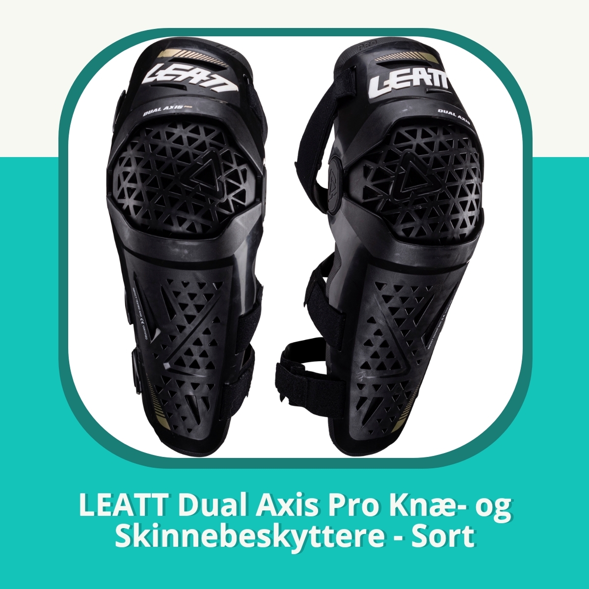 Anmeldelse af LEATT Dual Axis Pro Knæ- og Skinnebeskyttere - Sort